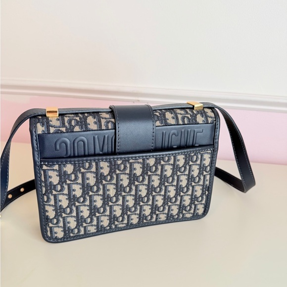 Dior Blue and Gold Crossbody Bag - Picture 3 of 7